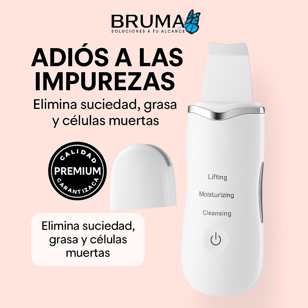 UltraSkinSpatula™ – Dispositivo de Limpieza Ultrasónica Facial