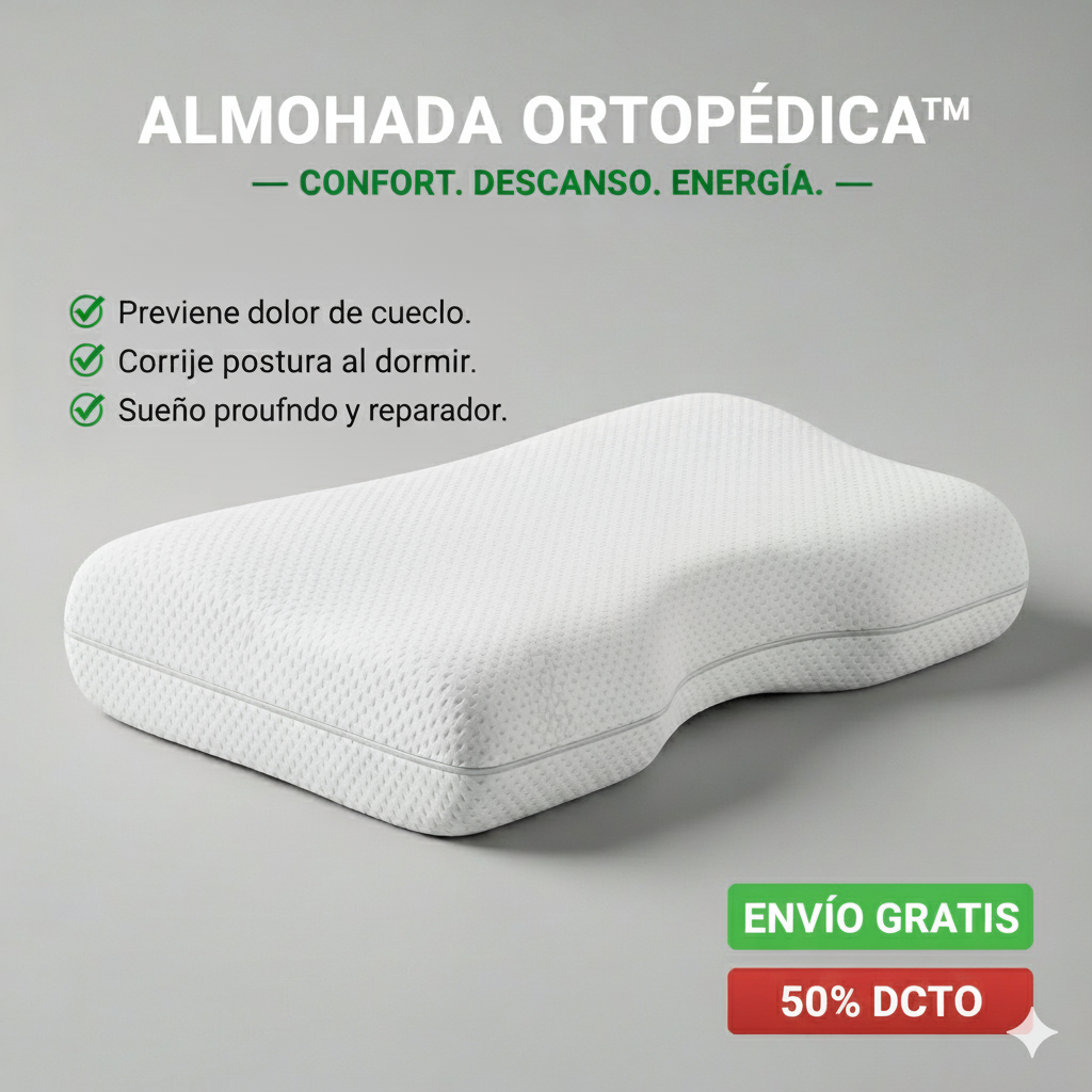 AlmohadaOrtopedica™- Postura correcta al dormir