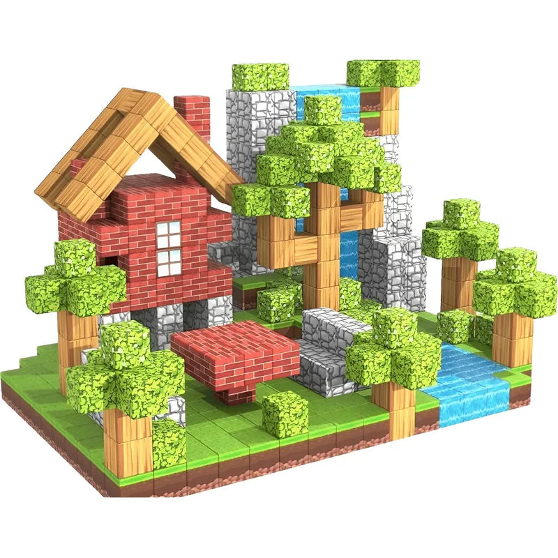 ExploraCraft™ Bloques Magnéticos Minecraft 75 Piezas